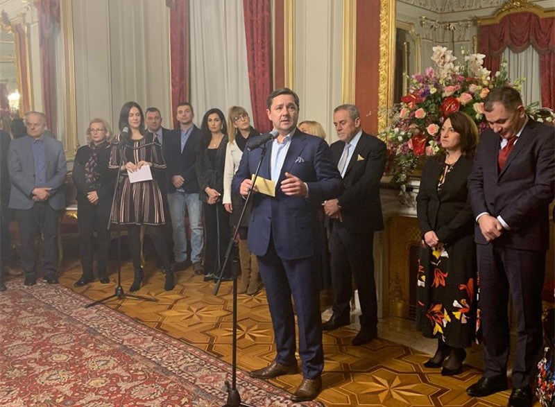 Tradicionalno novogodišnje primanje za novinare gradonačelnika Grada Zagreba i predsjednika Gradske skupštine Grada Zagreba