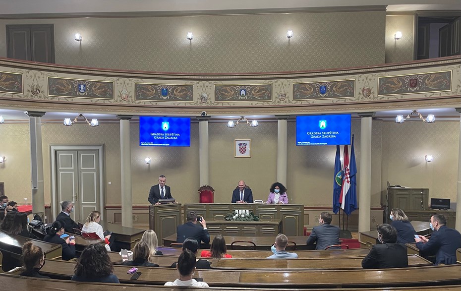 Polaznici Diplomatske akademije Ministarstva vanjskih i europskih poslova RH posjetili Gradsku skupštinu 
