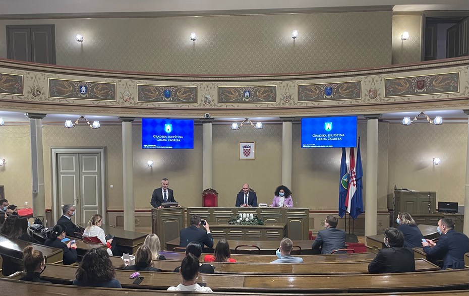 Polaznici Diplomatske akademije Ministarstva vanjskih i europskih poslova RH posjetili Gradsku skupštinu