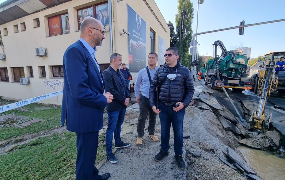 PREDSJEDNIK GRADSKE SKUPŠTINE OBIŠAO POPLAVLJENU TREŠNJEVKU