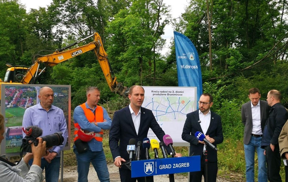 Pokrenuta izgradnja 3. etape produžene Branimirove ulice