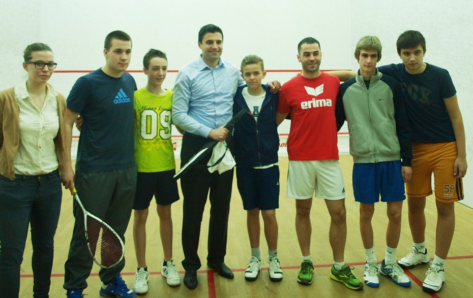 Otvoren međunarodni juniorski turnir u squashu- Croatian Junior Open 2013. 